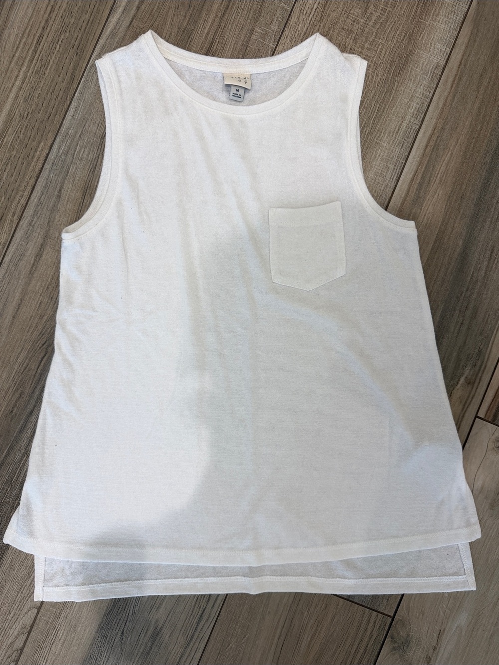 a new day White Sleeveless knit Tank Top